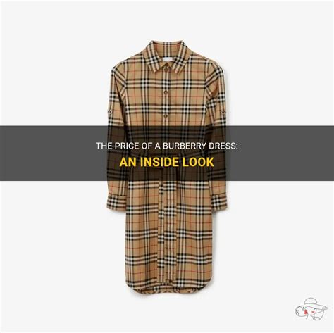 how much to manufacture dress from burberry|how much does burberry cost.